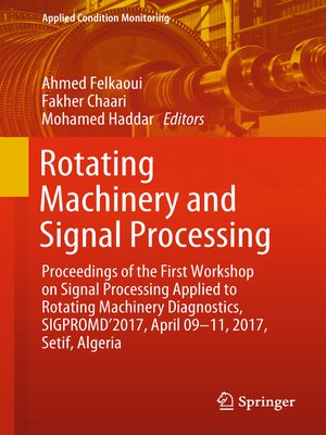 cover image of Rotating Machinery and Signal Processing